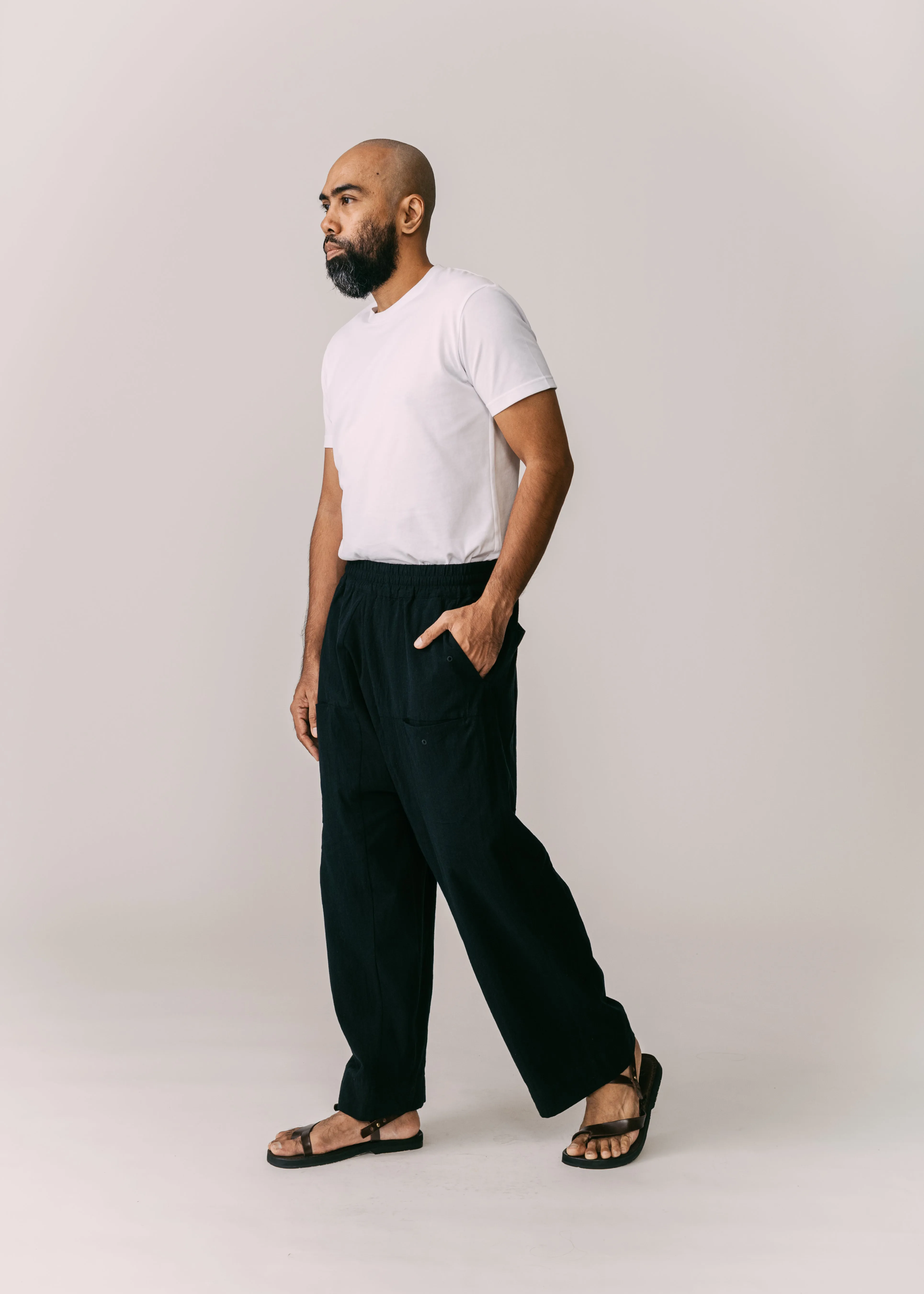 Unisex: Tahan Panelled Pants (Black)