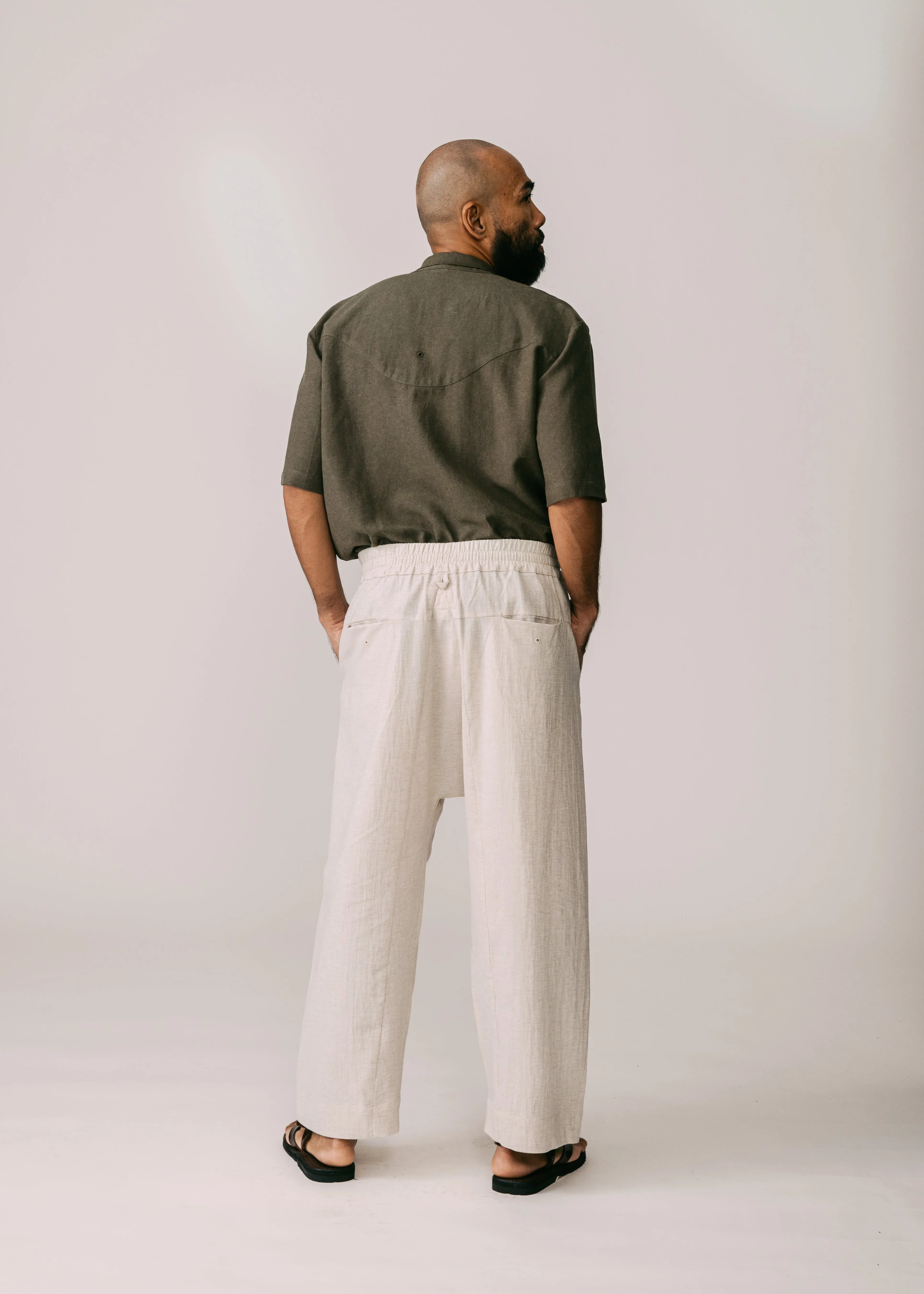 Unisex: Tahan Panelled Pants (Sand)