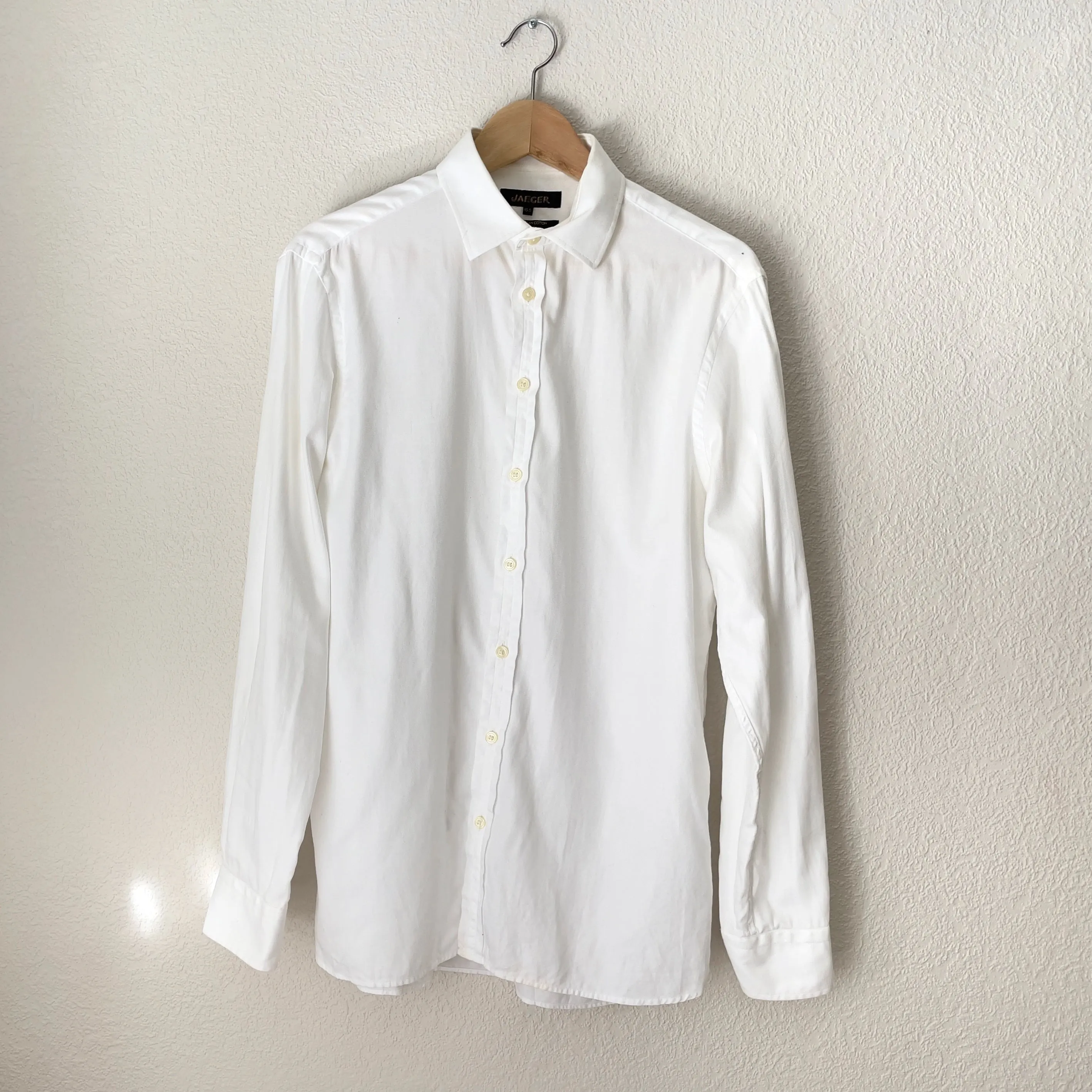 Vintage Jaeger White Cotton Shirt