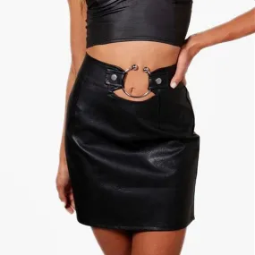 Wild Leather Skirt