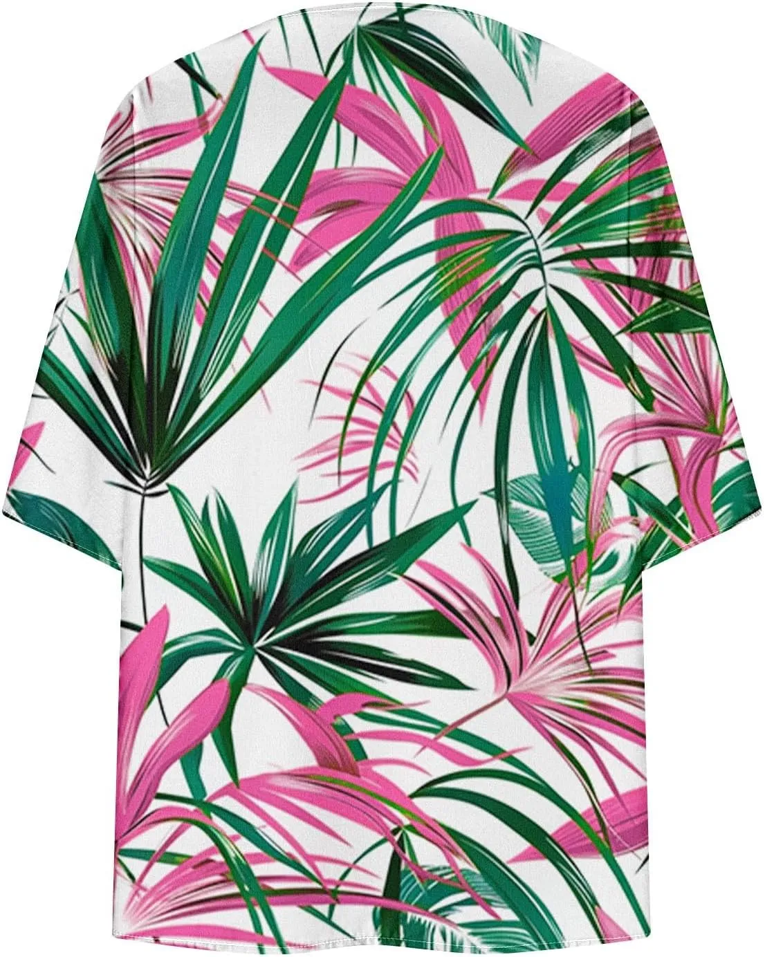 Women's Beach Bathing Suit Cover Up Floral Print Kimono Cardigan Summer Casual Loose Tops 2025 Comfy Vacation Clothes