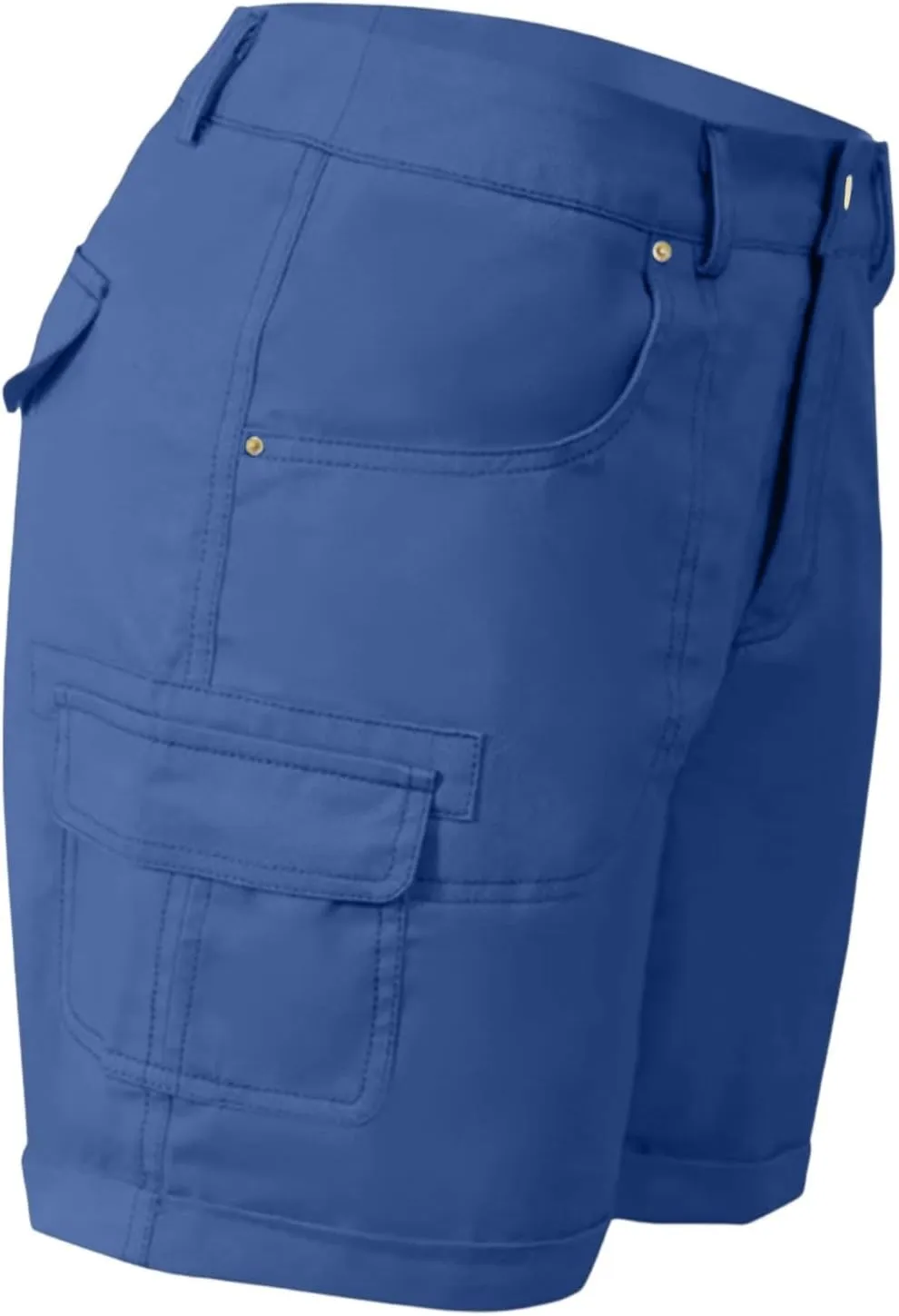 Women's Cargo Bermuda Shorts 2025 Summer High Waisted Casual Trendy Hiking Shorts Pull On Beach Outdoor Pants