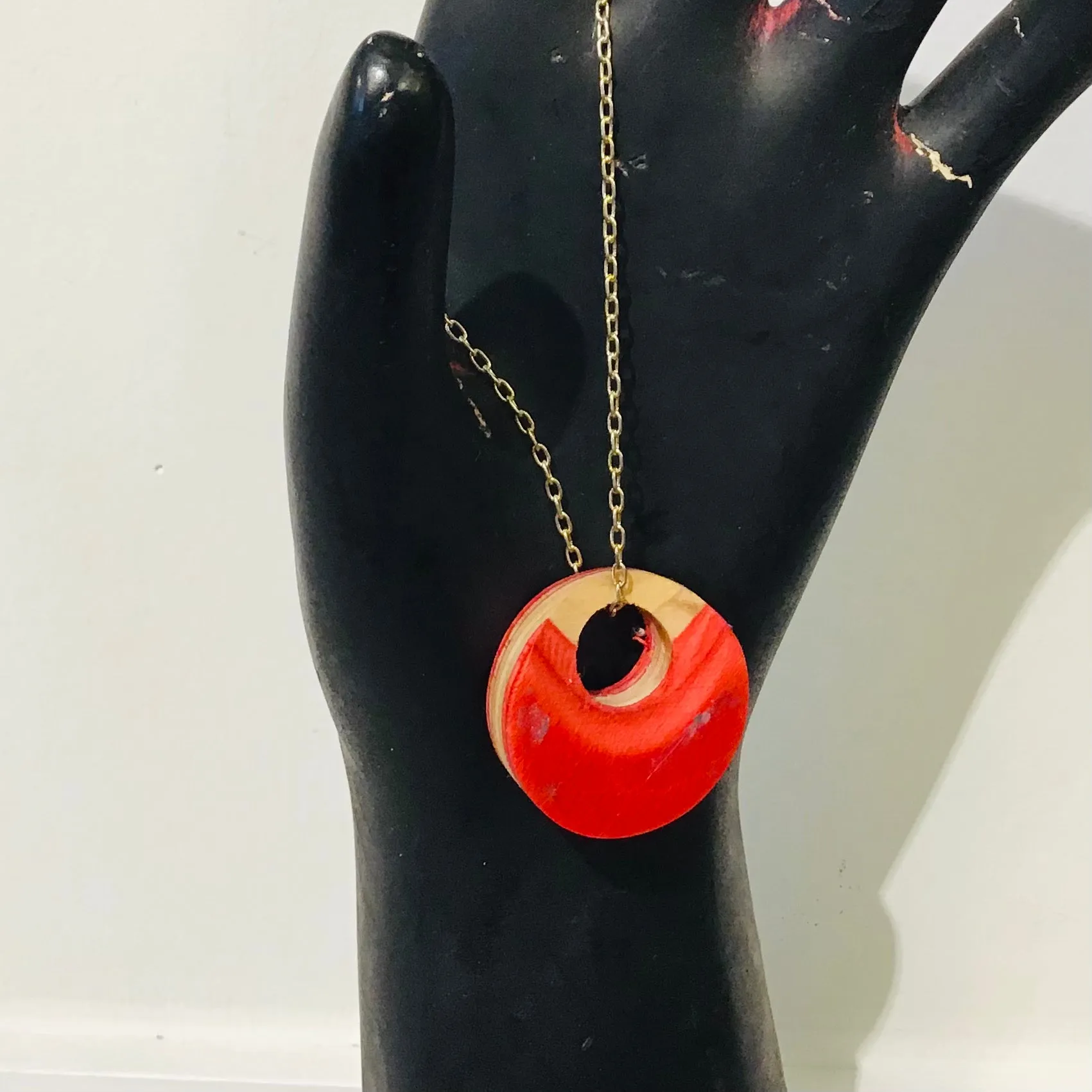 Wood Pendant Necklaces by Pocket Woodwork